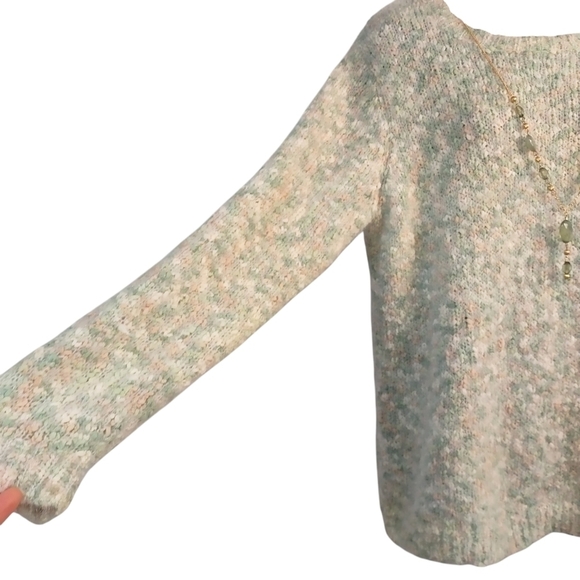 Alfred Dunner Sweater Women's Cowlneck Necklaces Sweater Size M - Picture 6 of 8